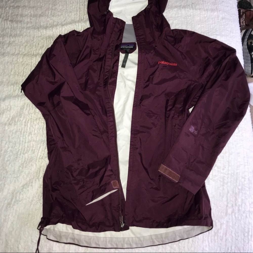 Plum Patagonia Rain Jacket